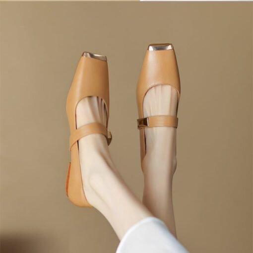 Buy CHIKO Kaisha Square Toe Block Heels Mary Jane Shoes online shopping cheap