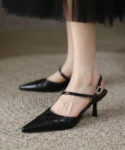 CHIKO Kaishawn Pointy Toe Stiletto Slingback Shoes