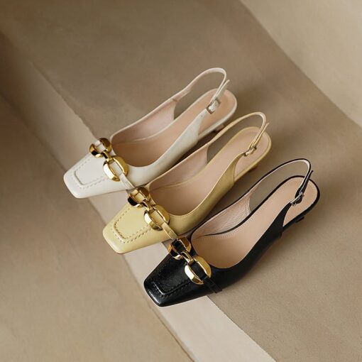 Buy CHIKO Kalyn Square Toe Kitten Heels Slingback Shoes online shopping cheap