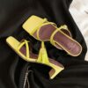 Buy CHIKO Kamila Open Toe Chunky Heels Slides Sandals online shopping cheap
