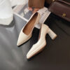 Buy CHIKO Kanda Pointy Toe Chunky Heels Pumps Shoes online shopping cheap