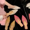 Buy CHIKO Kandice Pointy Toe Block Heels Clogs/Mules Shoes online shopping cheap