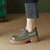 Buy CHIKO Karilyn Square Toe Flatforms Oxfords Shoes online shopping cheap