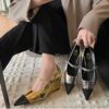 Buy CHIKO Karleen Pointy Toe Wedge Mary Jane Shoes online shopping cheap