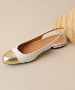 CHIKO Karleigh Round Toe Block Heels Slingback Shoes