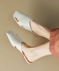 CHIKO Karlotte Square Toe Block Heels Clogs/Mules Shoes
