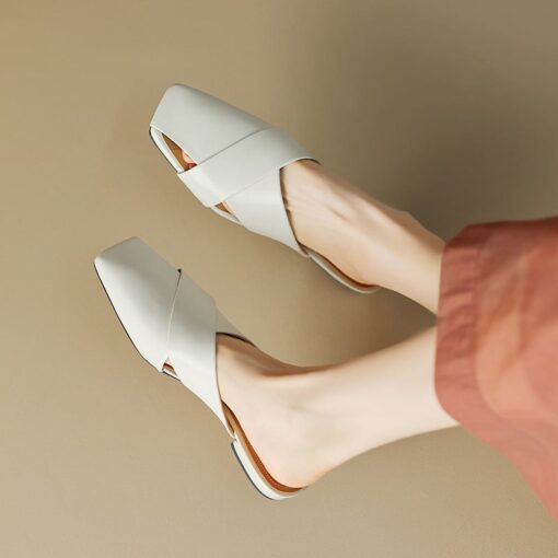 Buy CHIKO Karlotte Square Toe Block Heels Clogs/Mules Shoes online shopping cheap