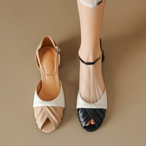 Buy CHIKO Kasey Peep Toe Block Heels Pumps Shoes online shopping cheap