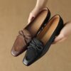 Buy CHIKO Katelee Square Toe Block Heels Loafers Shoes online shopping cheap