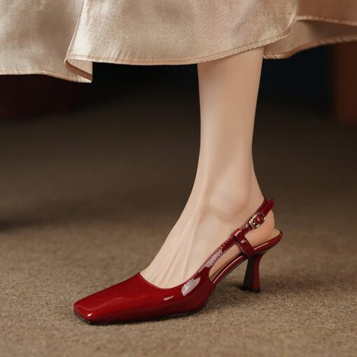 Buy CHIKO Kaylynn Square Toe Stiletto Slingback Shoes online shopping cheap