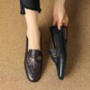 Buy CHIKO Kennedy Round Toe Block Heels Loafers Shoes online shopping cheap