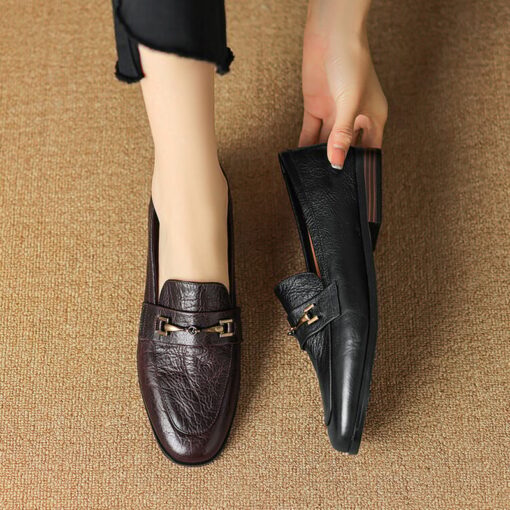 Buy CHIKO Kennedy Round Toe Block Heels Loafers Shoes online shopping cheap