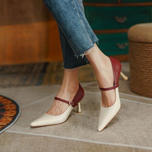 Buy CHIKO Kesi Pointy Toe Stiletto Mary Jane Shoes online shopping cheap