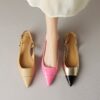 Buy CHIKO Keysha Pointy Toe Block Heels Slingback Shoes online shopping cheap