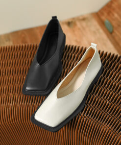 CHIKO Kiona Square Toe Block Heels Pumps Shoes