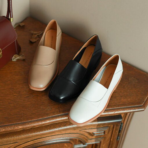 Buy CHIKO Kionna Square Toe Block Heels Pumps Shoes online shopping cheap