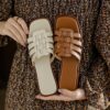 Buy CHIKO Kiriann Open Toe Block Heels Slides Sandals online shopping cheap