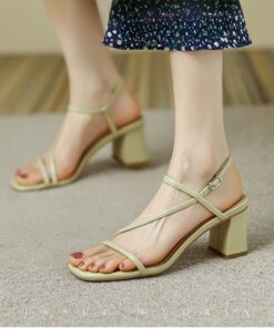CHIKO Kirianne Open Toe Block Heels Heeled Sandals