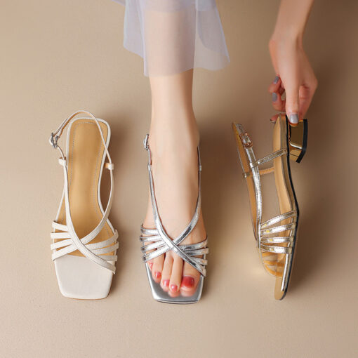 Buy CHIKO Kourtni Open Toe Block Heels Flats Sandals online shopping cheap