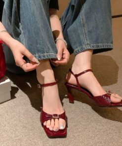 CHIKO Krystalee Open Toe Stiletto Heeled Sandals