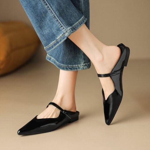 Buy CHIKO Krystalyn Pointy Toe Block Heels Clogs/Mules Shoes online shopping cheap