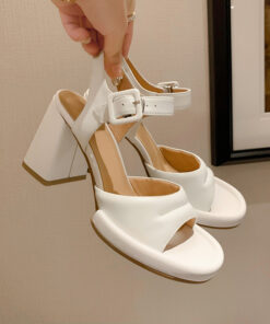CHIKO Krystalynn Open Toe Block Heels Platforms Sandals