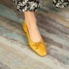 Buy CHIKO Kwashi Square Toe Block Heels Pumps Shoes online shopping cheap