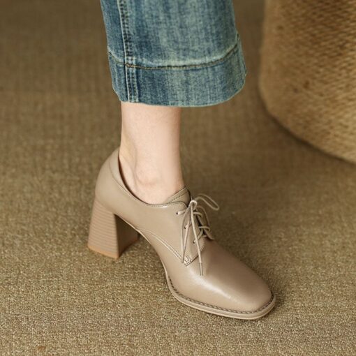 Buy CHIKO Kyah Square Toe Block Heels Oxfords Shoes online shopping cheap