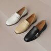 Buy CHIKO Kym Square Toe Block Heels Loafers Shoes online shopping cheap