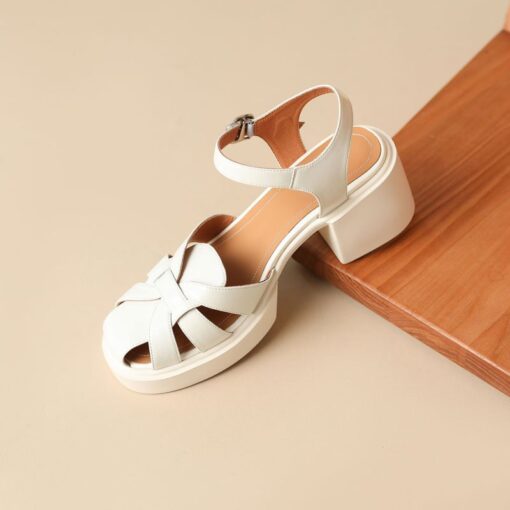 Buy CHIKO Ladaisha Round Toe Block Heels Platforms Sandals online shopping cheap