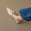 Buy CHIKO Lamesha Peep Toe Block Heels Flats Sandals online shopping cheap