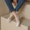 Buy CHIKO Laqueena Square Toe Block Heels Slingback Shoes online shopping cheap