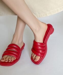 CHIKO Lashai Open Toe Block Heels Slides Sandals