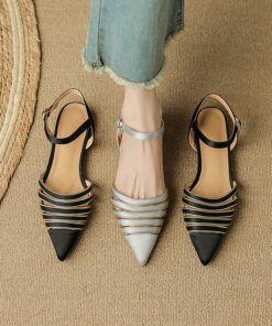 CHIKO Lashawna Pointy Toe Block Heels Slingback Shoes