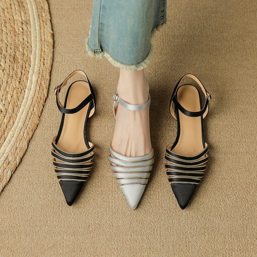 Buy CHIKO Lashawna Pointy Toe Block Heels Slingback Shoes online shopping cheap