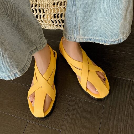 Buy CHIKO Lashea Peep Toe Block Heels Flats Sandals online shopping cheap