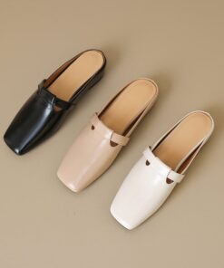 CHIKO Lashon Square Toe Wedge Clogs/Mules Shoes