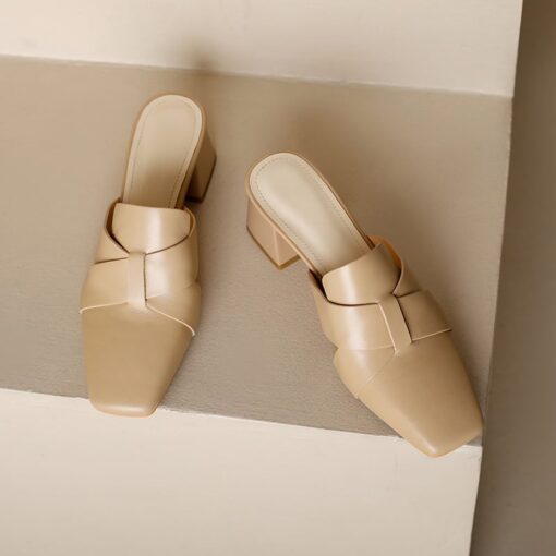 Buy CHIKO Lashondra Square Toe Block Heels Clogs/Mules Shoes online shopping cheap