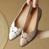 Buy CHIKO Lauralee Pointy Toe Block Heels Pumps Shoes online shopping cheap