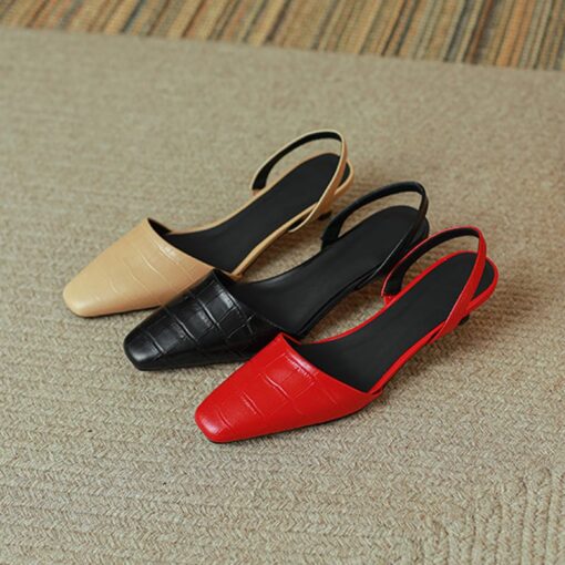Buy CHIKO Lauralyn Square Toe Kitten Heels Slingback Shoes online shopping cheap