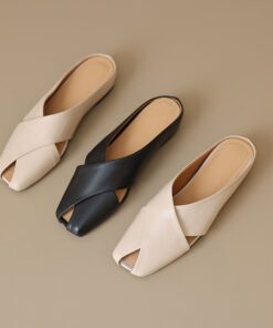 CHIKO Leea Peep Toe Wedge Clogs/Mules Shoes