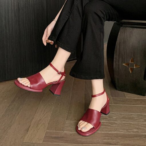 Buy CHIKO Leesha Open Toe Block Heels Heeled Sandals online shopping cheap
