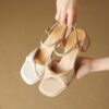 Buy CHIKO Leisha Open Toe Block Heels Heeled Sandals online shopping cheap