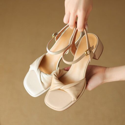 Buy CHIKO Leisha Open Toe Block Heels Heeled Sandals online shopping cheap