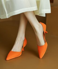 CHIKO Linnea Pointy Toe Kitten Heels Pumps Shoes