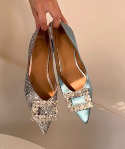 CHIKO Lomasi Pointy Toe Block Heels Pumps Shoes