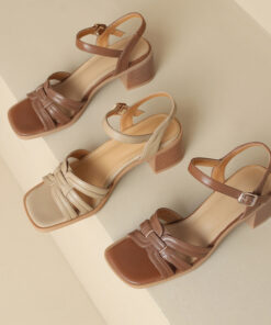 CHIKO Loren Open Toe Block Heels Heeled Sandals