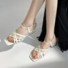 Buy CHIKO Lorianne Open Toe Block Heels Heeled Sandals online shopping cheap