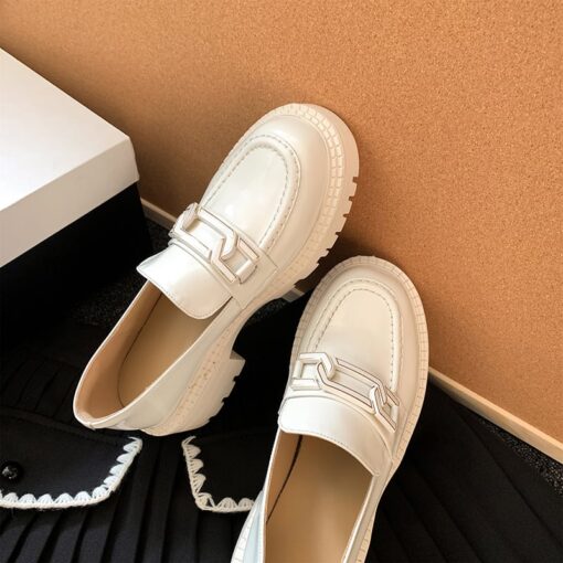 Buy CHIKO Lulu Round Toe Block Heels Loafers Shoes online shopping cheap