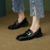 Buy CHIKO Luzmaria Square Toe Block Heels Loafers Shoes online shopping cheap